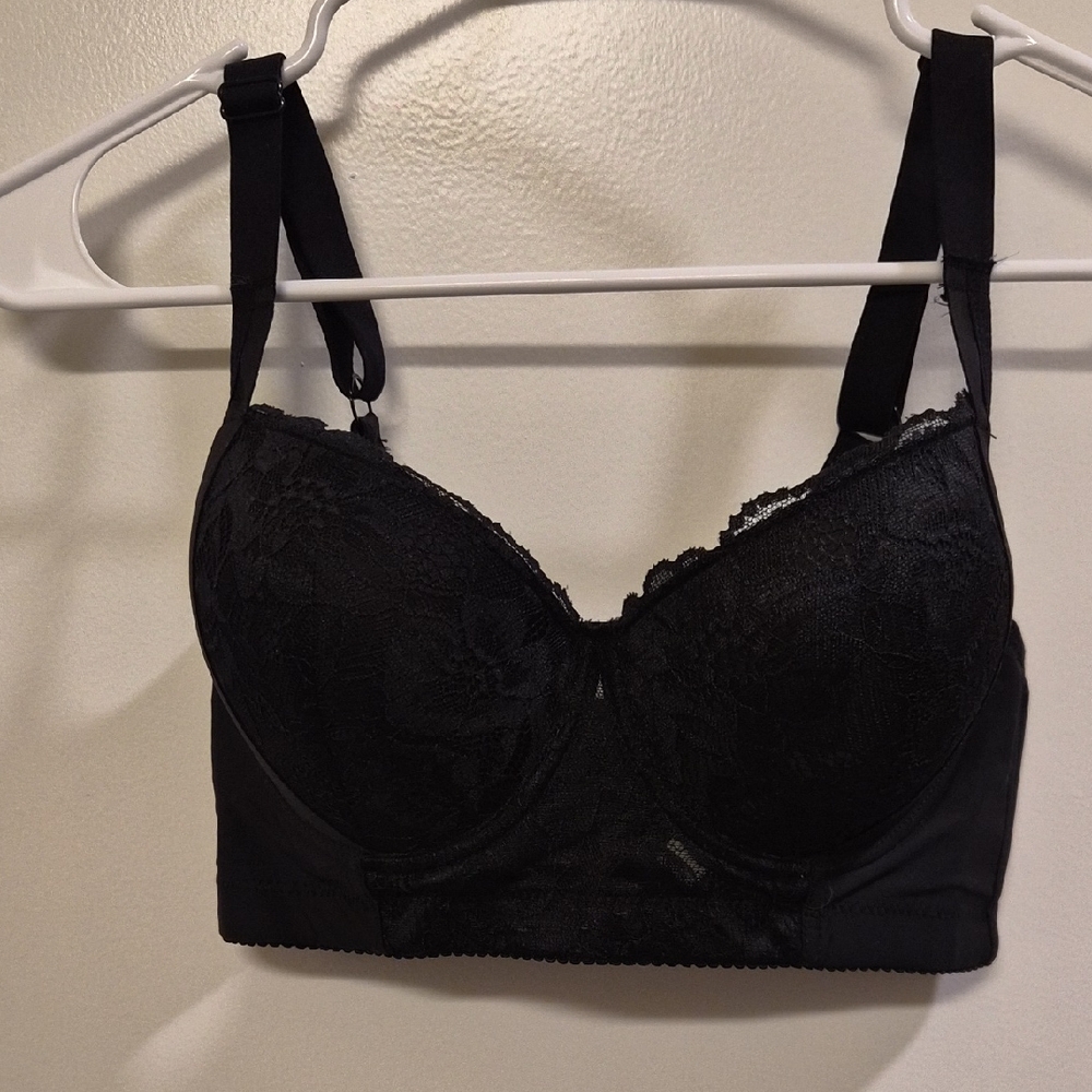 Elegant Black Lace Bra